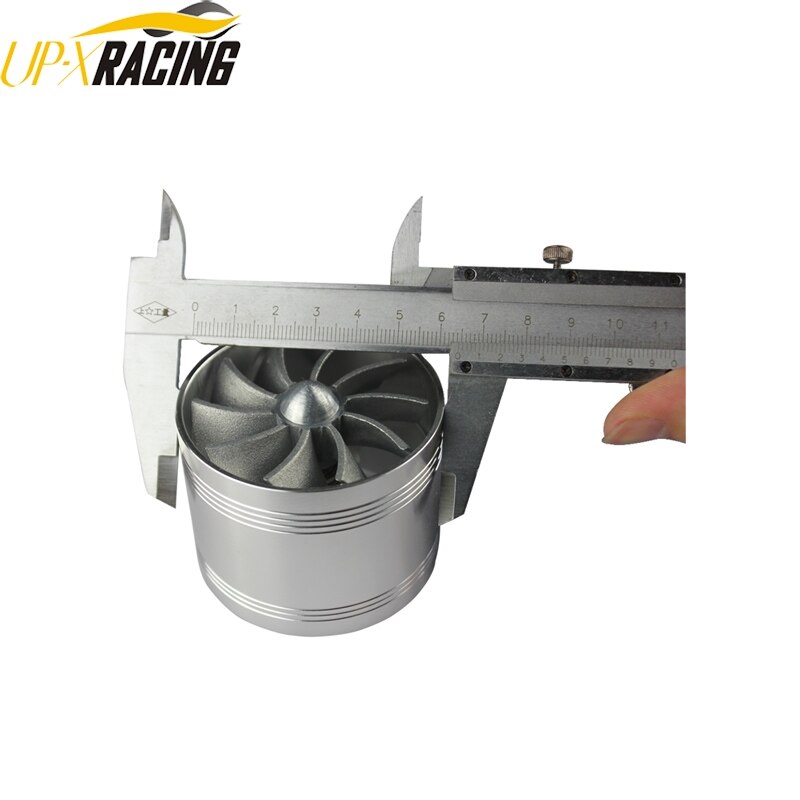 Hight universal 2.5 inch turbo fan auto air intake supercharge Turbo air intake Fuel Saver Fan Car UP-F-001