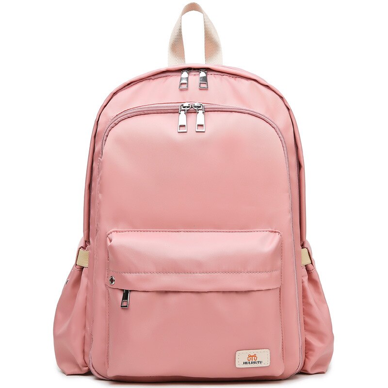 Koreanischen stil Nette Licht Mama Rucksack frauen Große Kapazität Schulter Hand Multi-funktionale Mama Tasche Pflege Reise tasche: Simple Pink