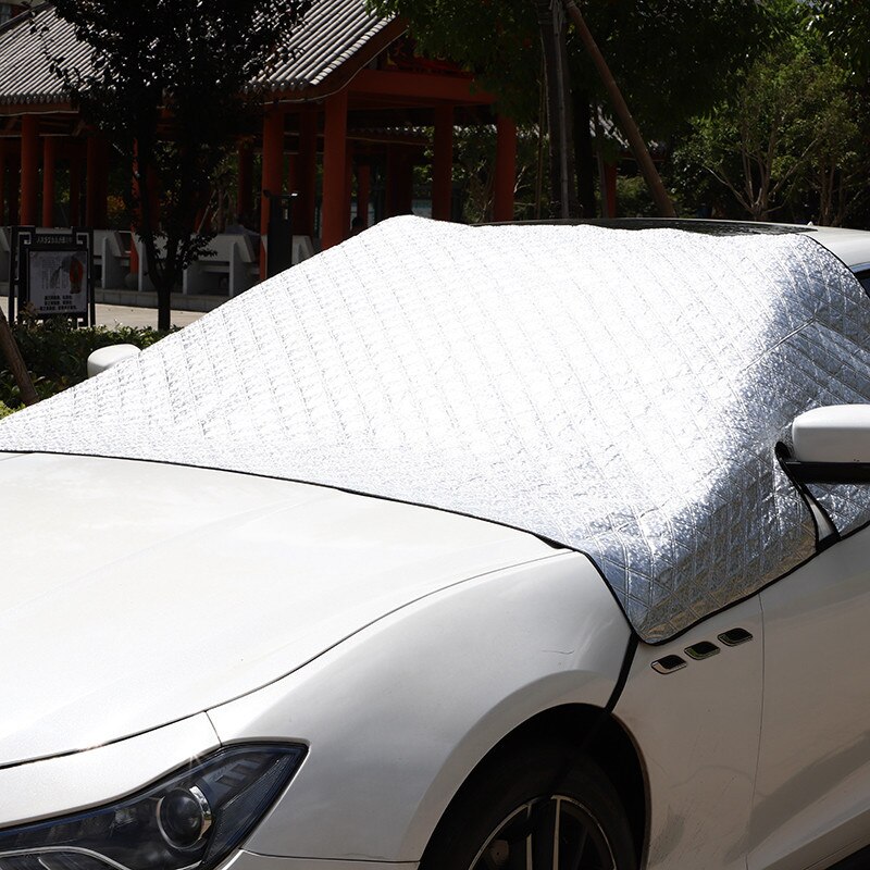 Car snow cover Front windshield cover Cover cloth Windshield snow cloth winter windowFrost antifreeze cover: Luxury C and D