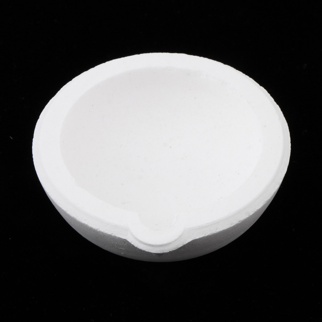100g Jeweler Crucible Pot Melting Melt Metal Gold Jewelry Casting Quartz Silica Melting Crucible Dish Bowl Pot Casting