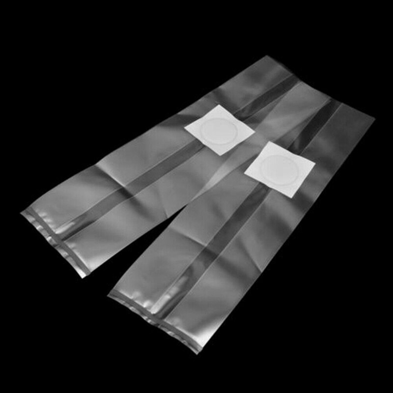 50Pcs Pvc Paddestoel Spawn Grow Bag Substraat Clear Tassen Hoge Temp Pre-Afsluitbare