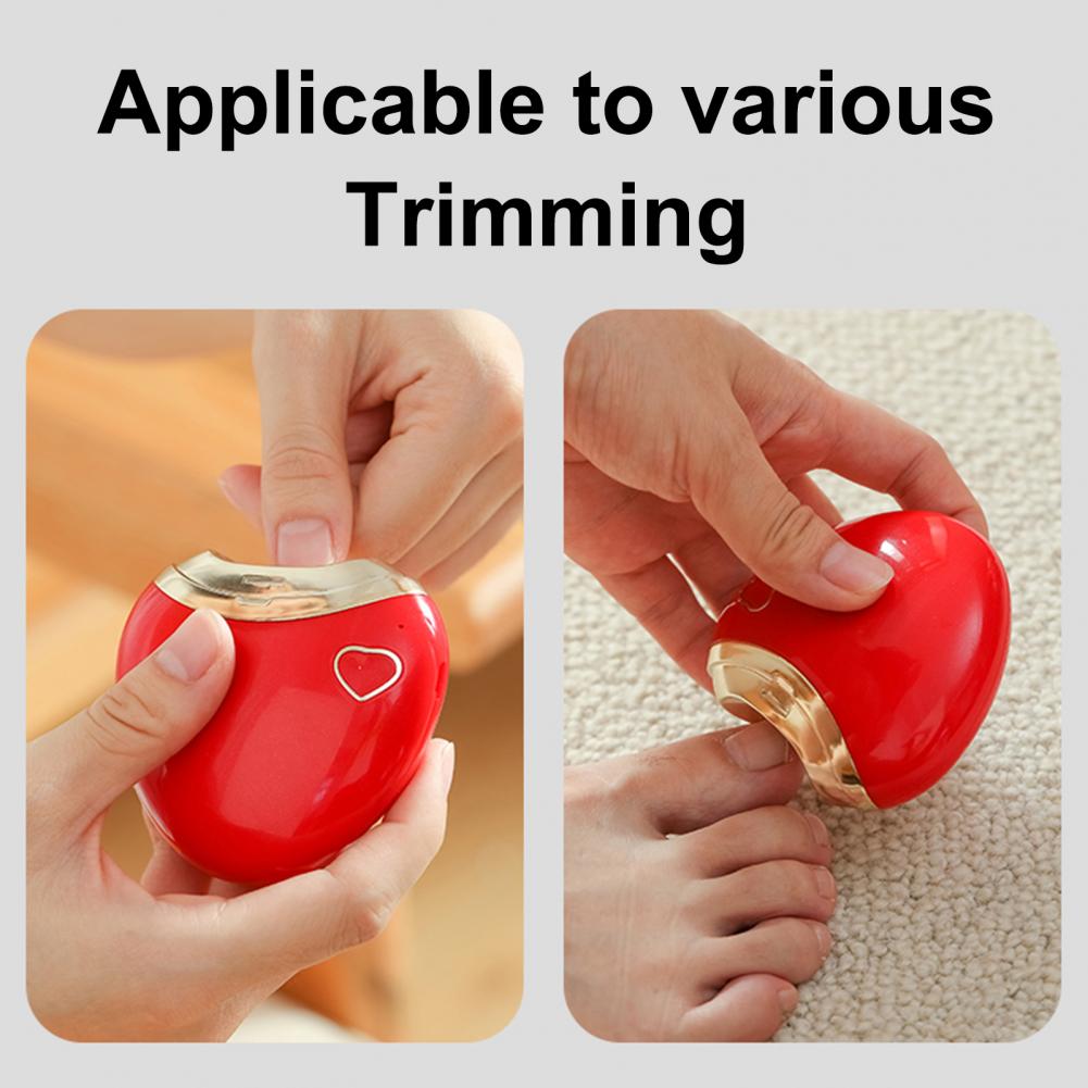 1 Set Nail Cutter Labor-saving Low Noise Nail Trimmer Metal Electric Fingernail Clipper Manicure Nail Tool for Home