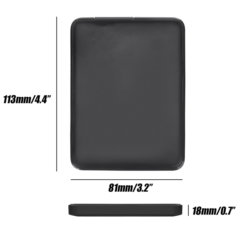 External Hard Drive USB3.0 HDD HD Hard Disk 1TB/2TB Mobile Hard Disk HDD Storage Devices For Macs Computer Desk Laptop