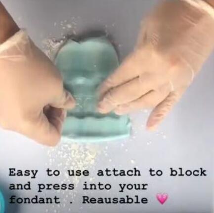 Hoofdletters kleine letters alfabet transparante stempels 1 inch koekjesstempel plakkerige decoratie fondant uitstekers gereedschap suikerwerk