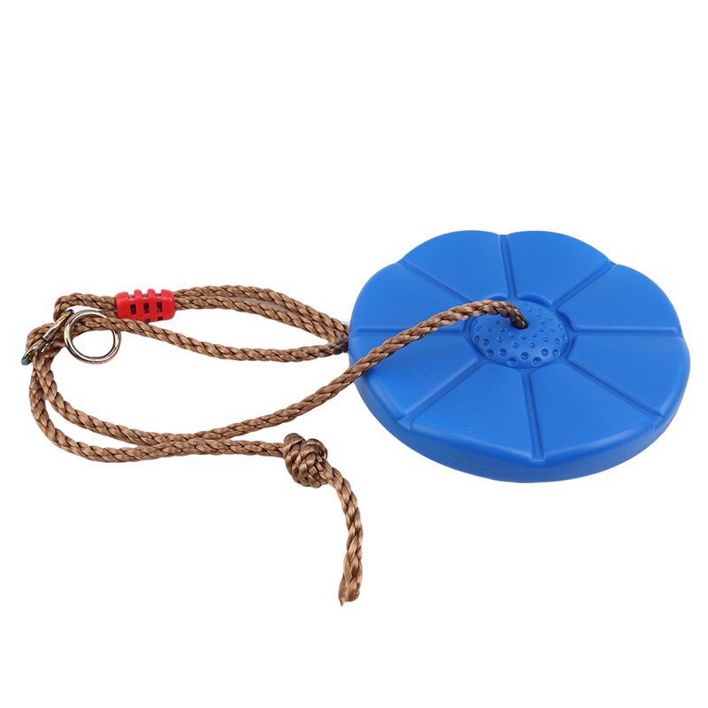 1pc -stil plast huske for barn plast huske for hage lekeplass camping leker tre farger valgfritt: Blå