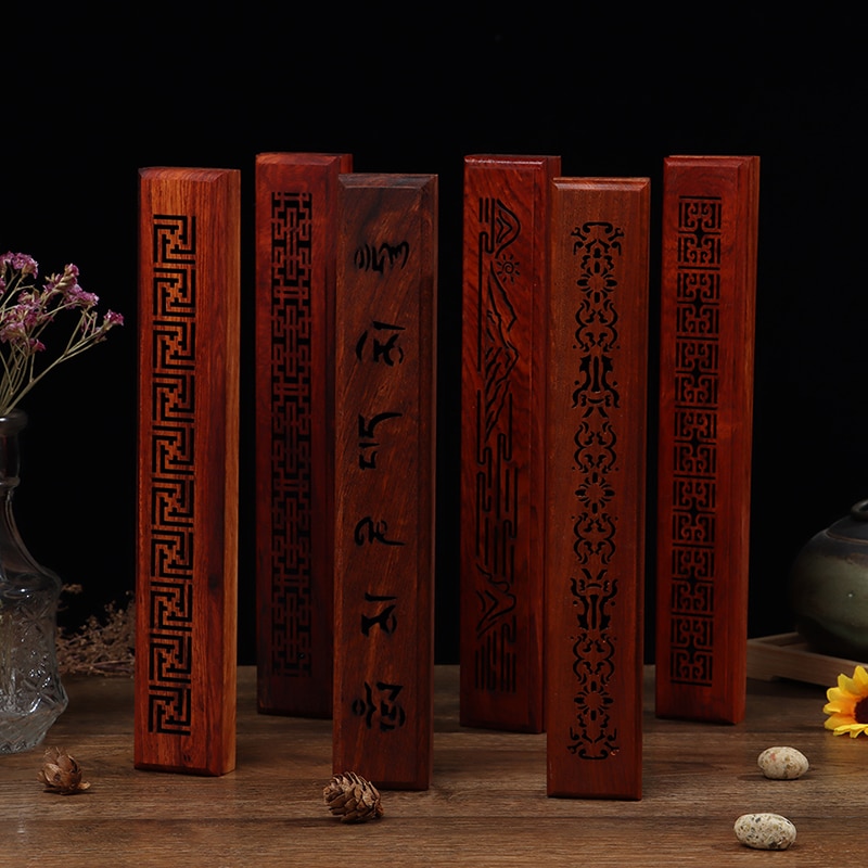 Bamboo Incense Burner Incense Stick Holder Drawer Grandado