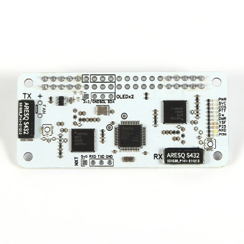 Dupleksowa płyta hotspot MMDVM UHF VHF Wbudowana antena Obsługa P25 DMR YSF Dla Raspberry Pi Zero W 0W 2W 3B+ 4B 4B+