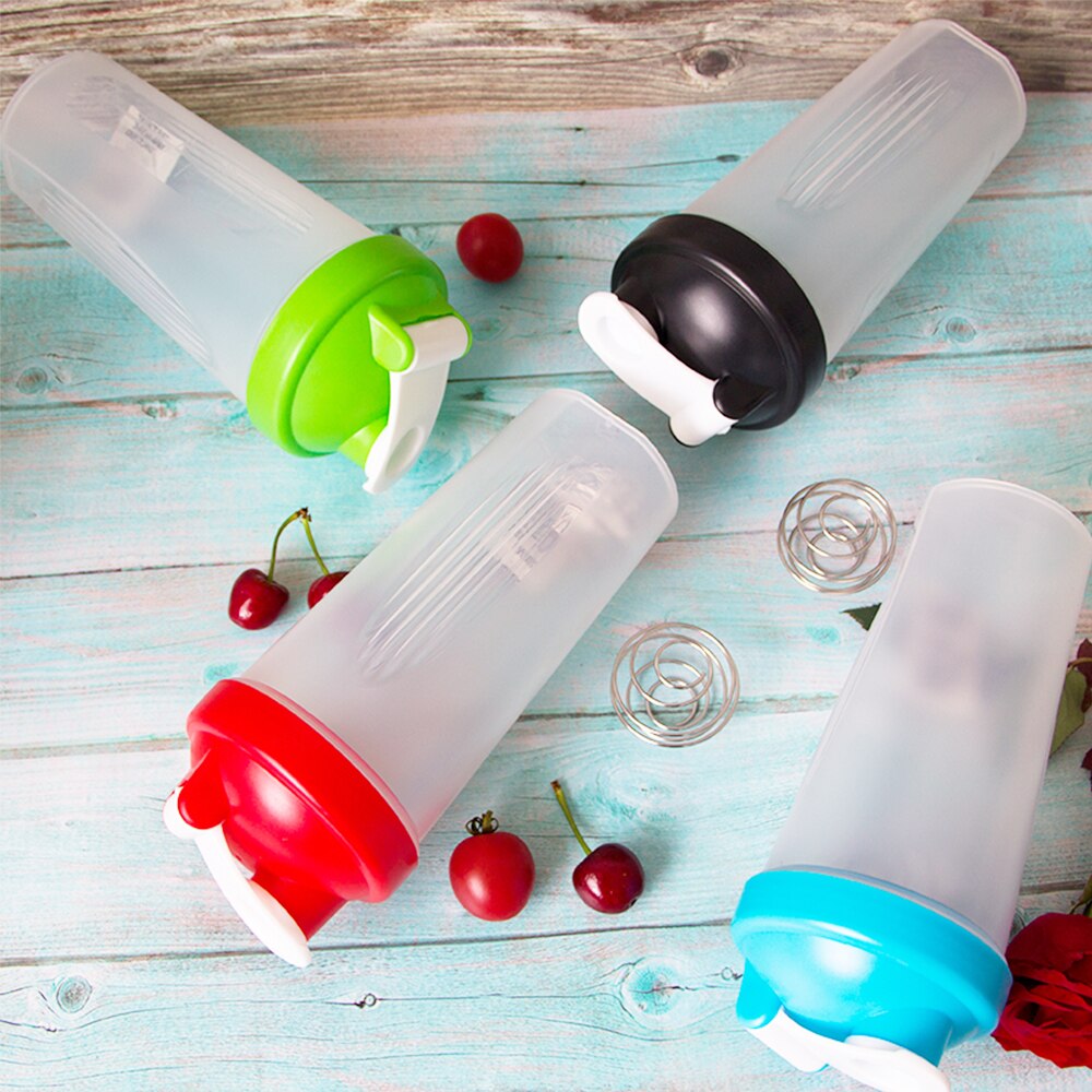 Shaker flaske valleproteinpulver blandingsflaske sports ernæring protein shaker fitness vandflaske
