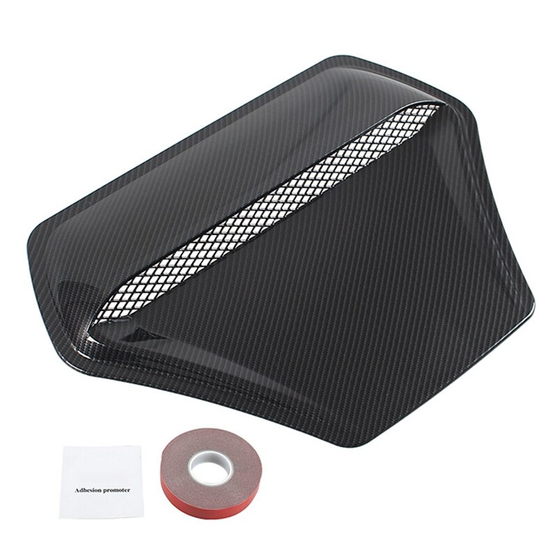 Universal Car Hood Engine Air Outlet Vent Cover Trim Air Flow Intake Cover Decorative Hood Scoop Vent Engine Bonnet
