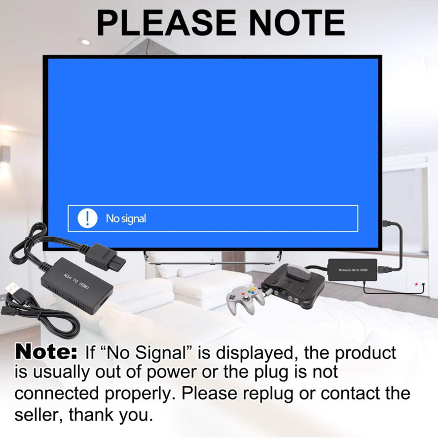N64 Naar Hdmi-Compatibel Adapter Hdmi-Compatibele Adapter Kabel 720P/1080P N64 Hd Switch Converter voor N64/Snes/Gamecube N64 Naar Hd