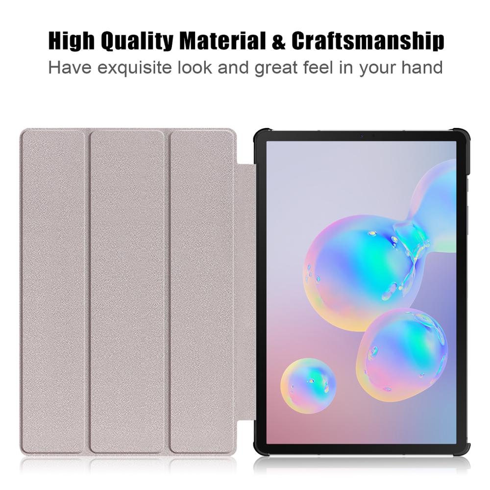 For Samsung Galaxy Tab S6 Lite Case 10.4 Inch Samsung Tab S6 Lite SM P610 P615 Pu Leather Protective Case Cover