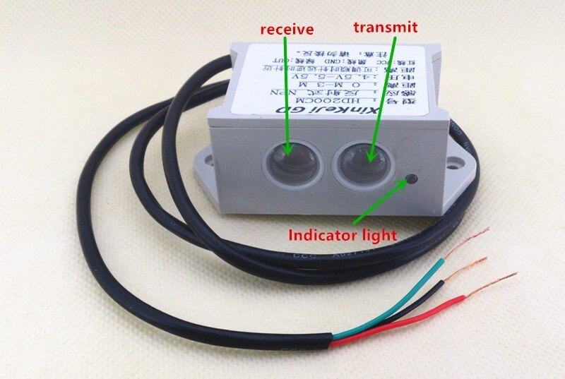 Foto-elektrische type sensor robot obstakel vermijden infrarood 3 meters reflex 2 meters Optische switch 200 CM