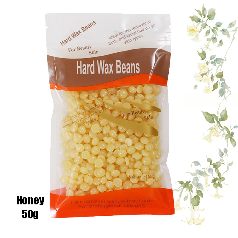 1000g/200g/50g Wax Ontharing Ontharingscrème Waxen Wax Kralen Voor Wax heater Pijnloos voor Lichaamsharen Verwijderen Bonen: Donker Kaki