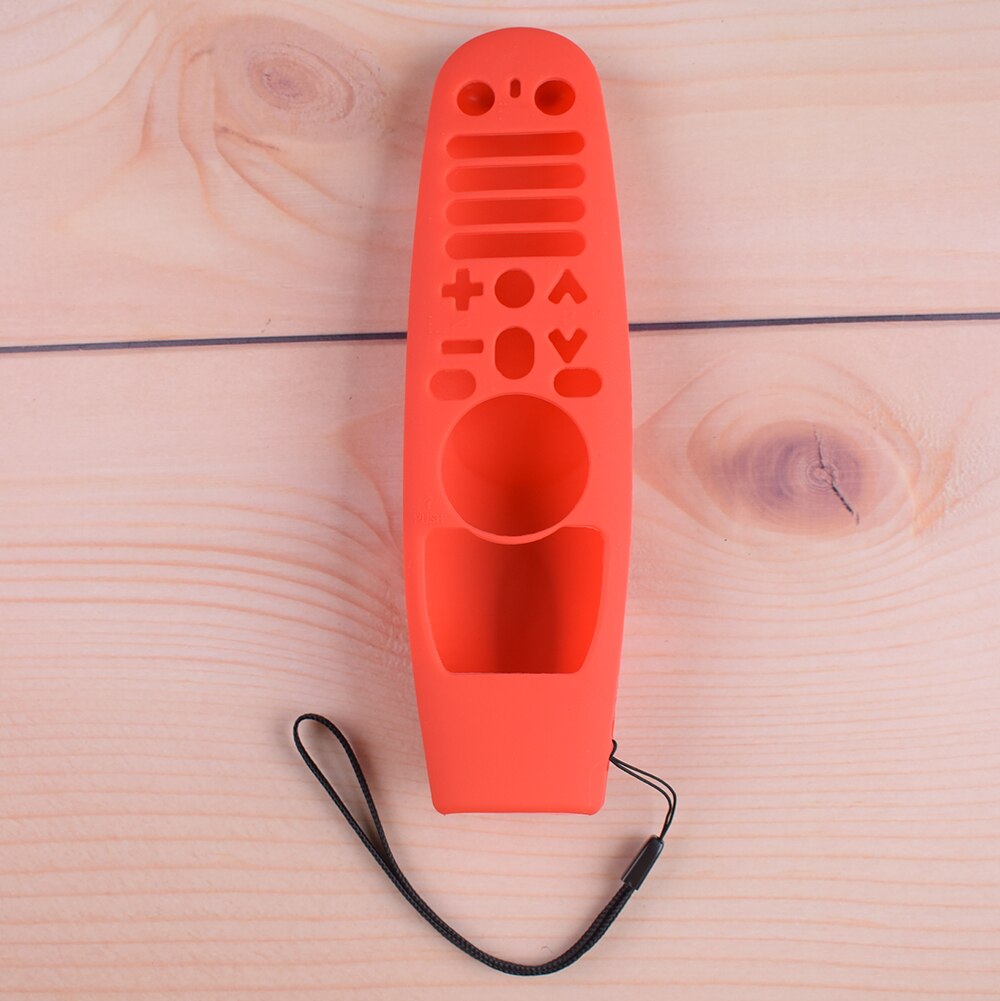 Étui pour LG de Protection en Silicone AN-MR600 TV MR650 AN-MR18BA housse de télécommande magique antichoc lavable: Red case