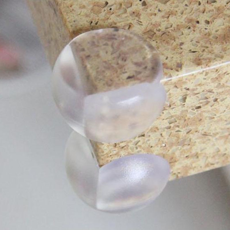 10Pcs Children Safety Collision Angle Spherical Transparent Protective Corner-P101
