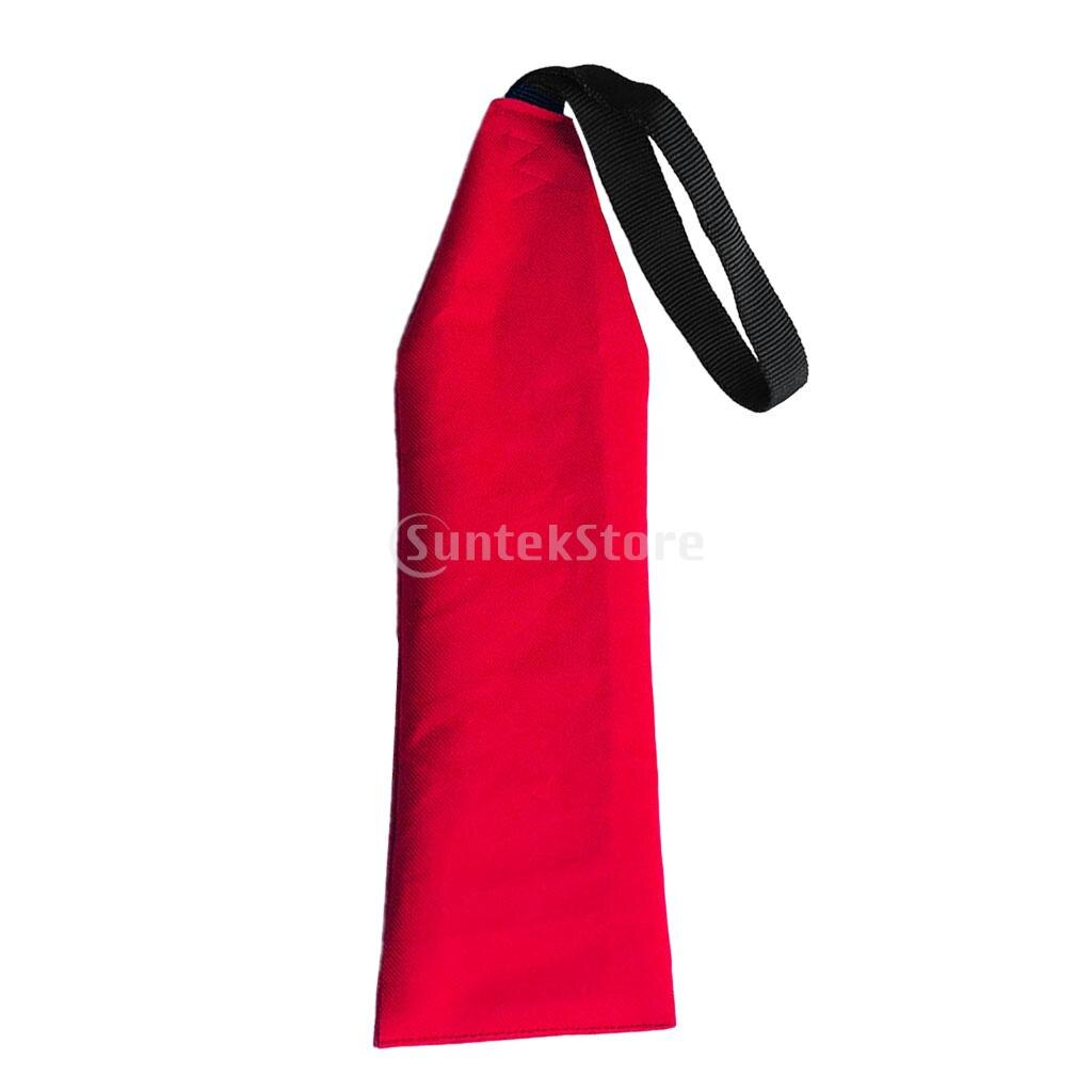 Bandera de viaje de seguridad para Kayak, canoas y SUP, Bandera de remolque, Bandera de carga larga, roja