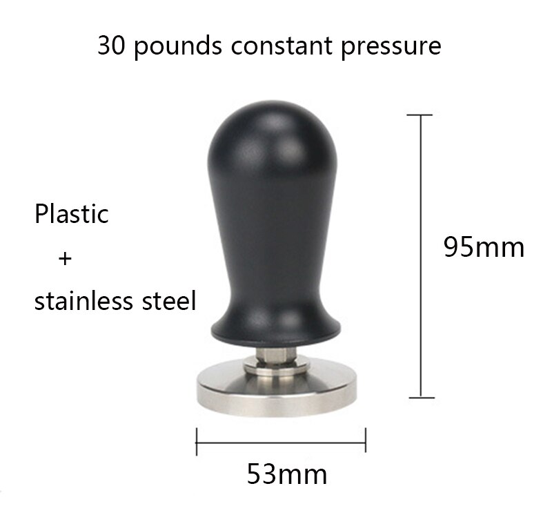 54mm Coffee Bottomless Portafilter For Breville 870/878/880 Filter Basket Replacement Espresso Machine Accessory: 53mm coffee tamper