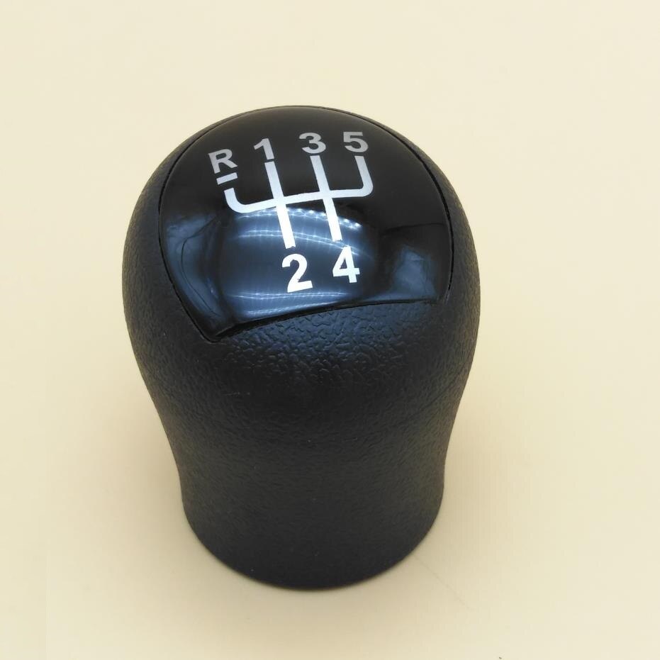 För renault clio kangoo 2006 2007 bil styling tillbehör 5 hastighet bil växel stick växel vred svart huvud växel spak handtag