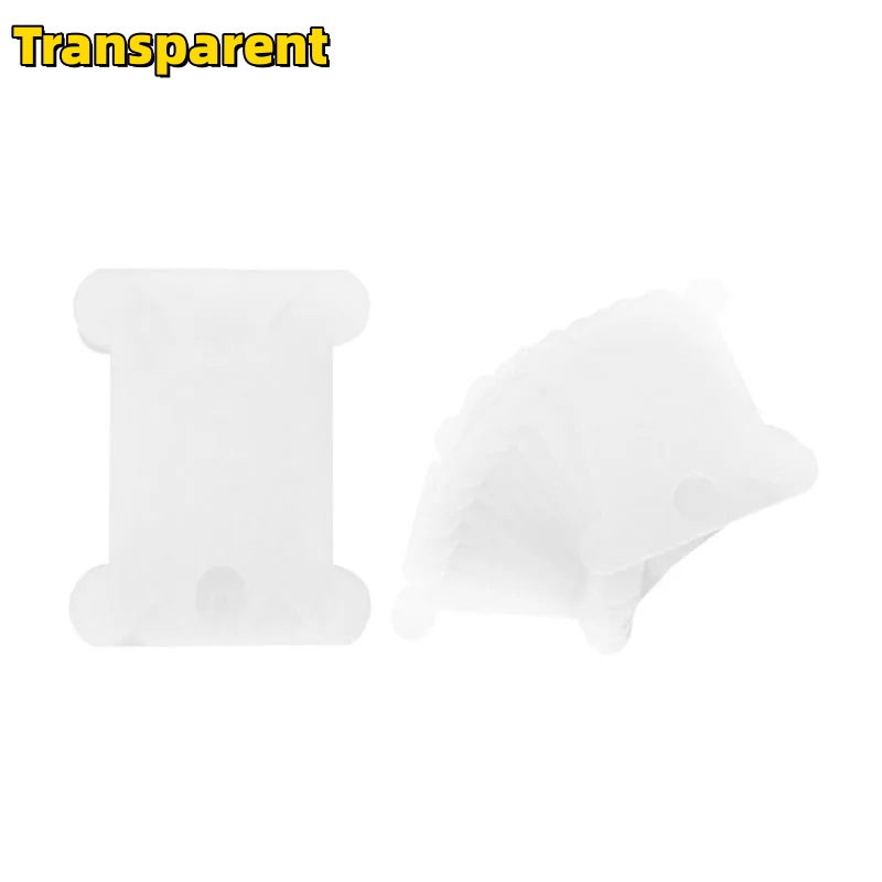100/50PCS Plastic Bobbins Embroidery Thread Holder Craft Floss Cross Stitch Storage Board Card Organizer Sewing Accessories: M / Dark Khaki