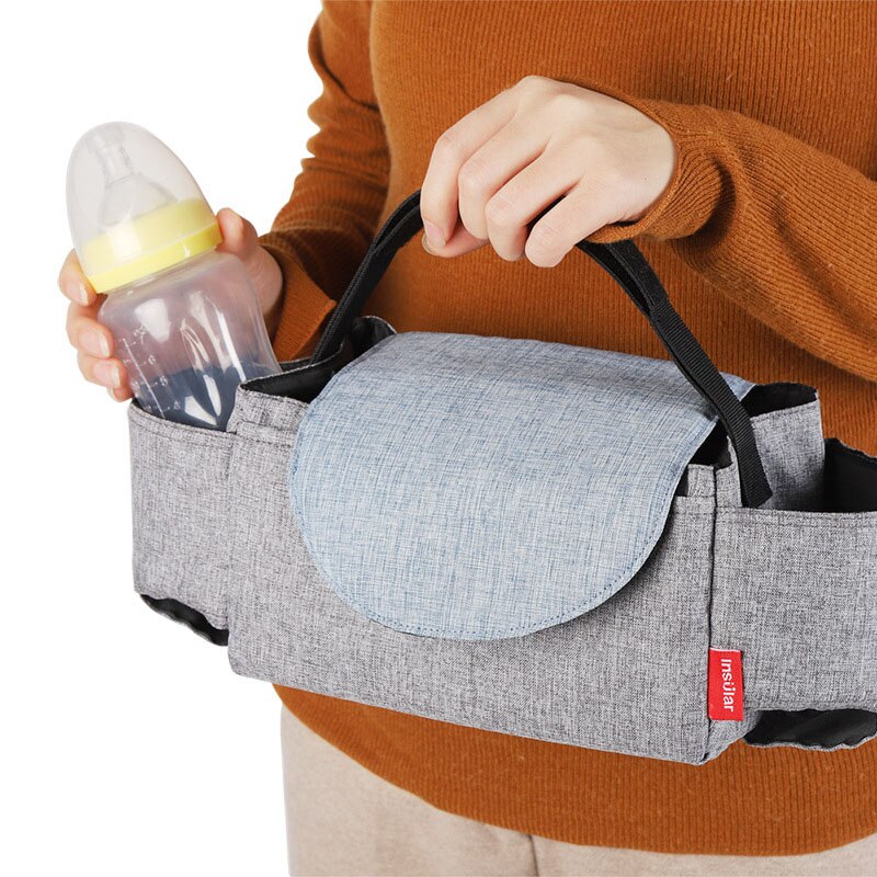 Baby Storage Bottle Holder Buggy Pram Pushchair Organiser Stroller Cup Mummy Bag