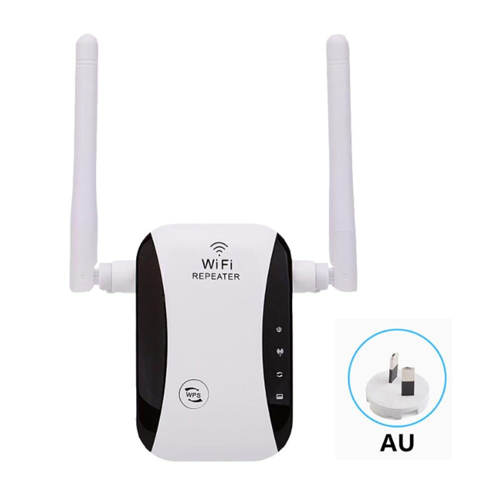300Mbps Wireless WiFi Repeater 2.4GHz Wifi Extender WiFi Amplifier WiFi Booster Long Range Repeater Wi-fi Repeater Dual Mode: AU