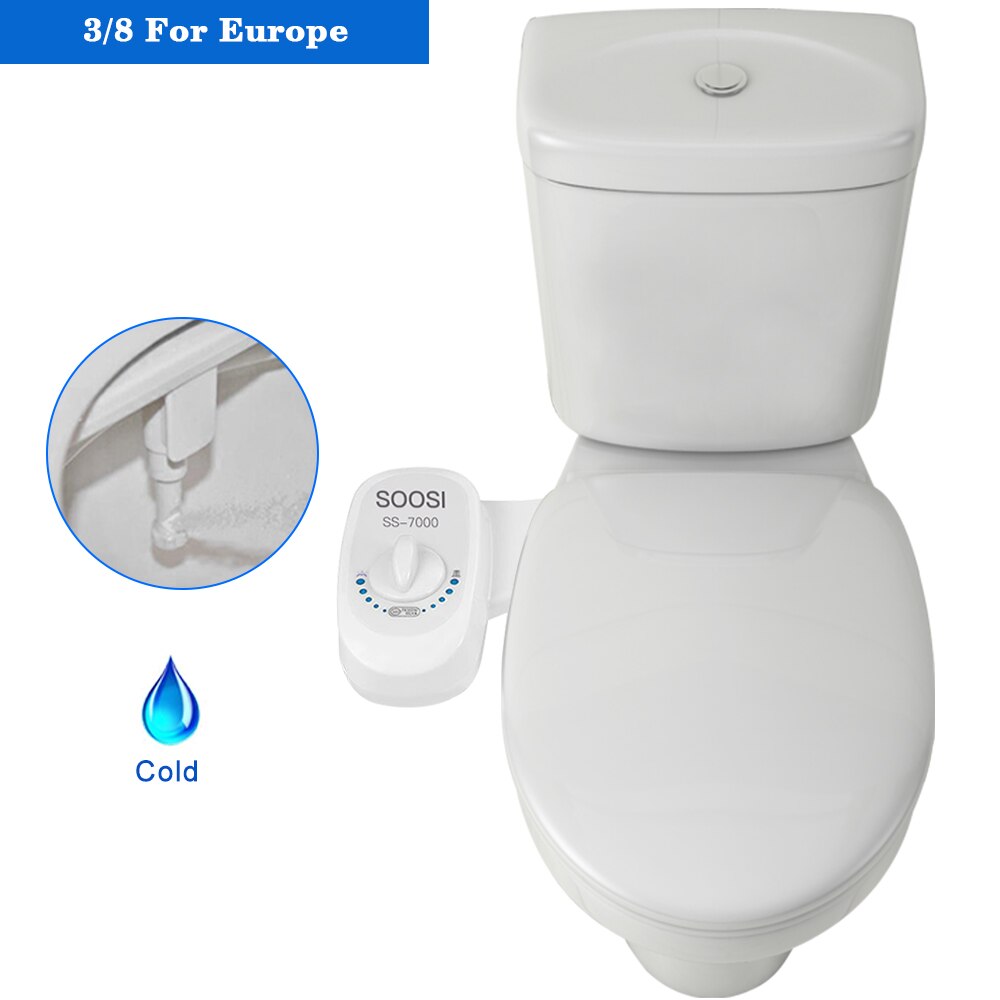 Enkele Nozzle Mechanische Bidet Toilet Seat Accessoires Niet-Elektronische Wc Koud Water Zelfreinigende Klassieke Soosi 7000: SS7000Europe 3-8