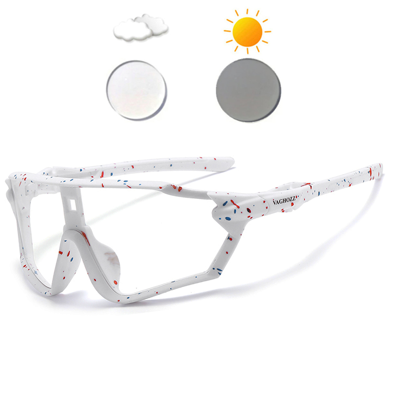 Gafas de sol de pesca para hombre, lentes de sol para conducir, para exteriores, deportivas, para senderismo, UV400: Blanco