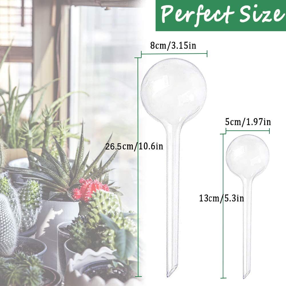 1/4/10 PCS Automatic Plant Watering Bulbs Self Watering Balls House Garden Water Can Houseplant Device Drip Irrigation System