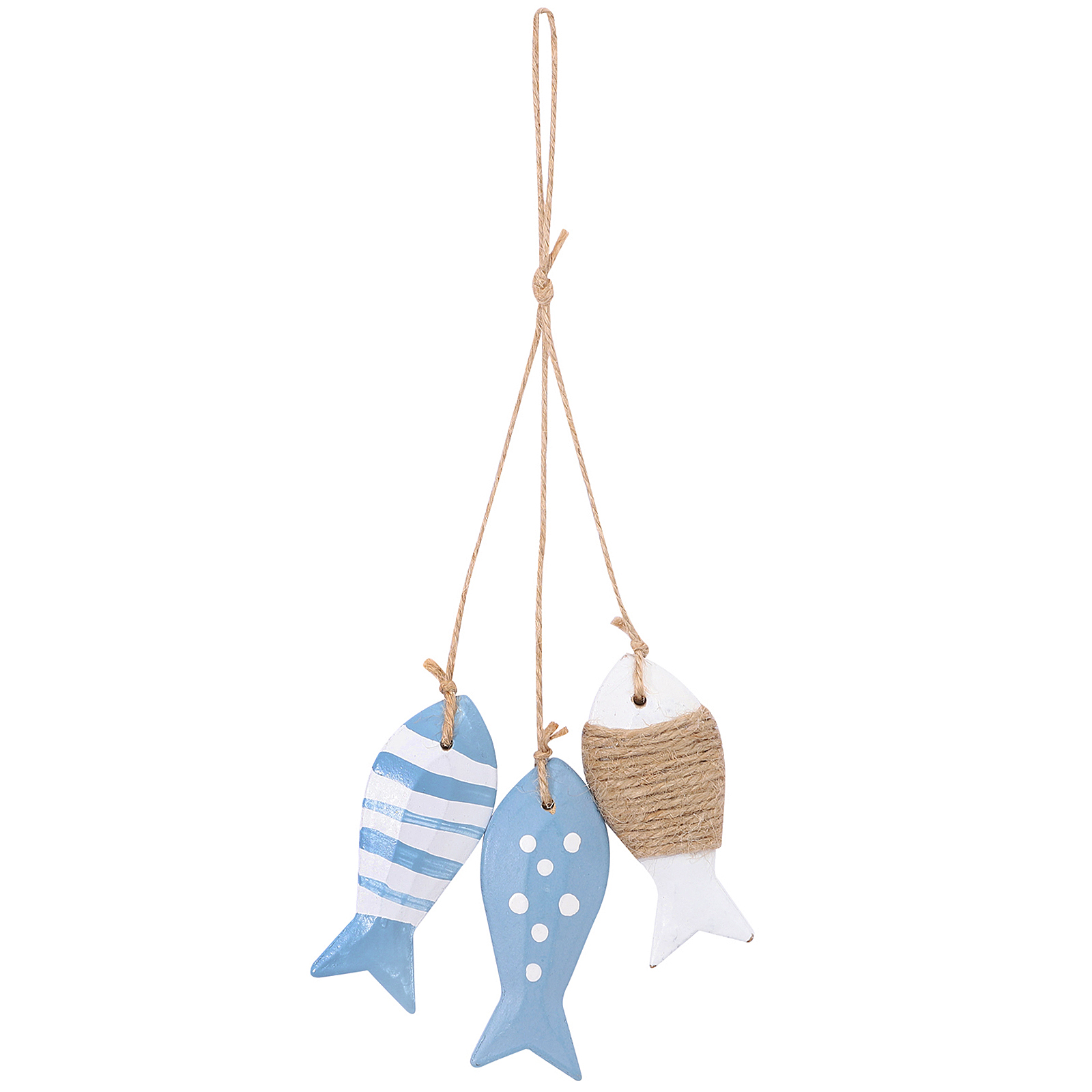 Mediterrane Stijl Houten Vis Opknoping Decor Boot Strand Muur Ornament Voor Thuis Cafe Winkel Marine Hanger Gordijn Decoratie: Multi-Colored