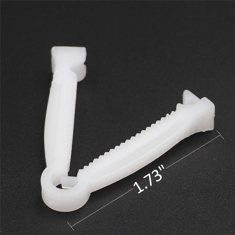 Pinces à cordon ombilical jetables, 100 pièces, Clips hémostatiques jetables pour animaux de ferme, équipement pour le bétail du porc