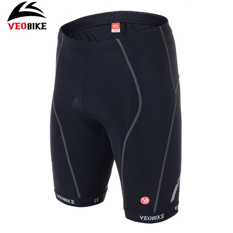 Veobike Fiets Gel Shorts Tights Running Shorts 3D Gel Mannen Ademende Sport Zomer Bergweg Fiets Sportkleding Shorts