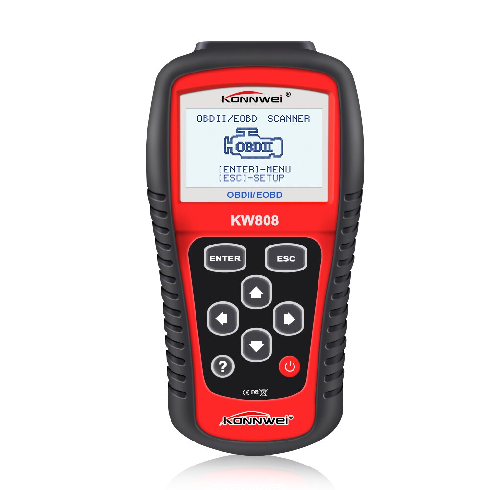 KW808 OBD Car Scanner OBD2 Auto Automotive Diagnostic Scanner Tool Supports CAN J1850 Engine Fualt Code Reader
