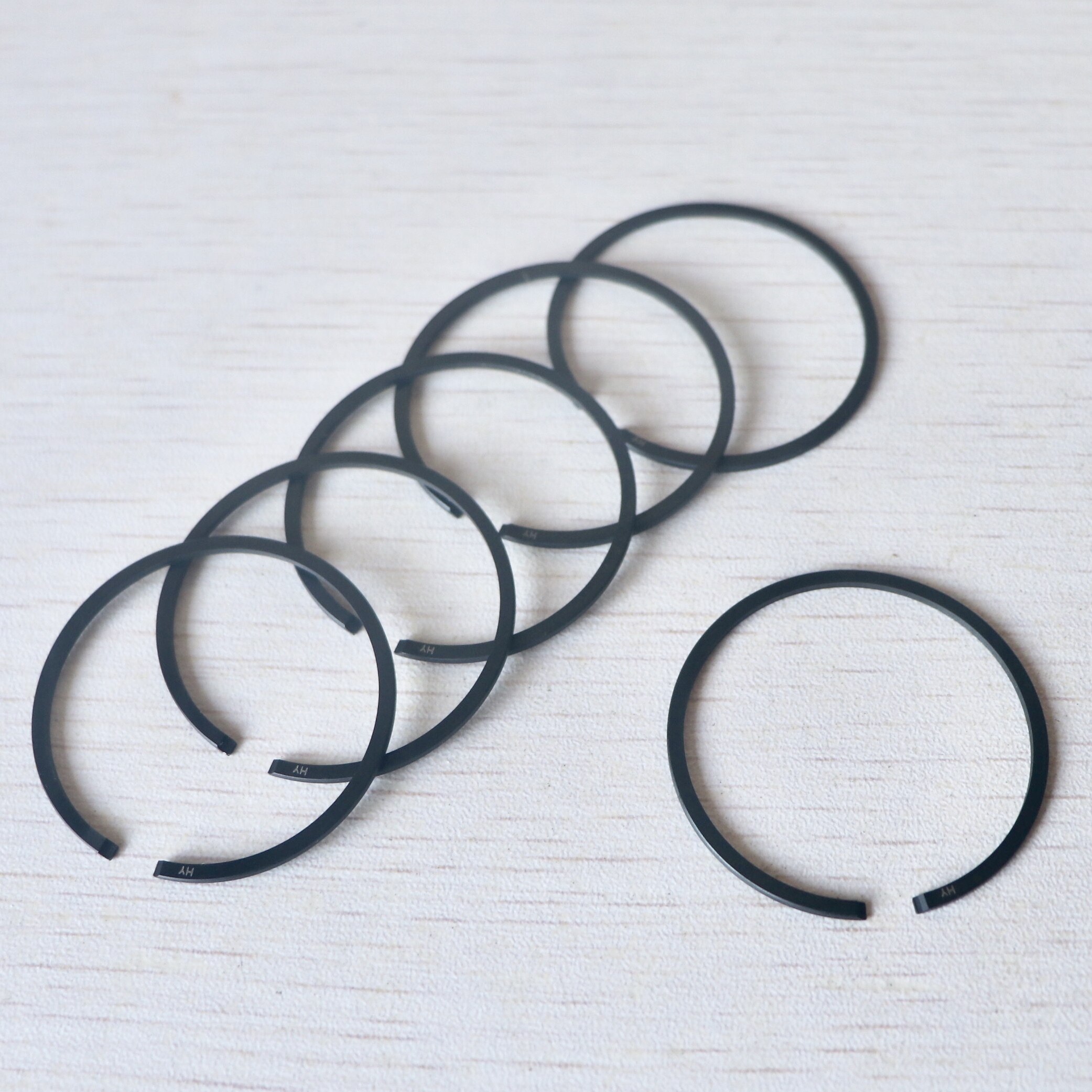 6 sztuk 37mm pierścienie tłokowe dla STIHL 017 SM170 SM 170 zamiennik robić piły łańcuchowej