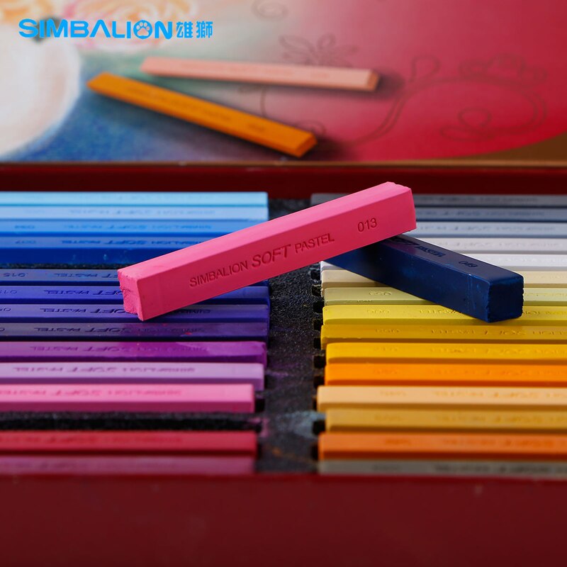 Simbalion blød olie pastel  sp 60 farver blød pastel stick toner farveblyant farve graffiti tavle plakat skole papirvarer