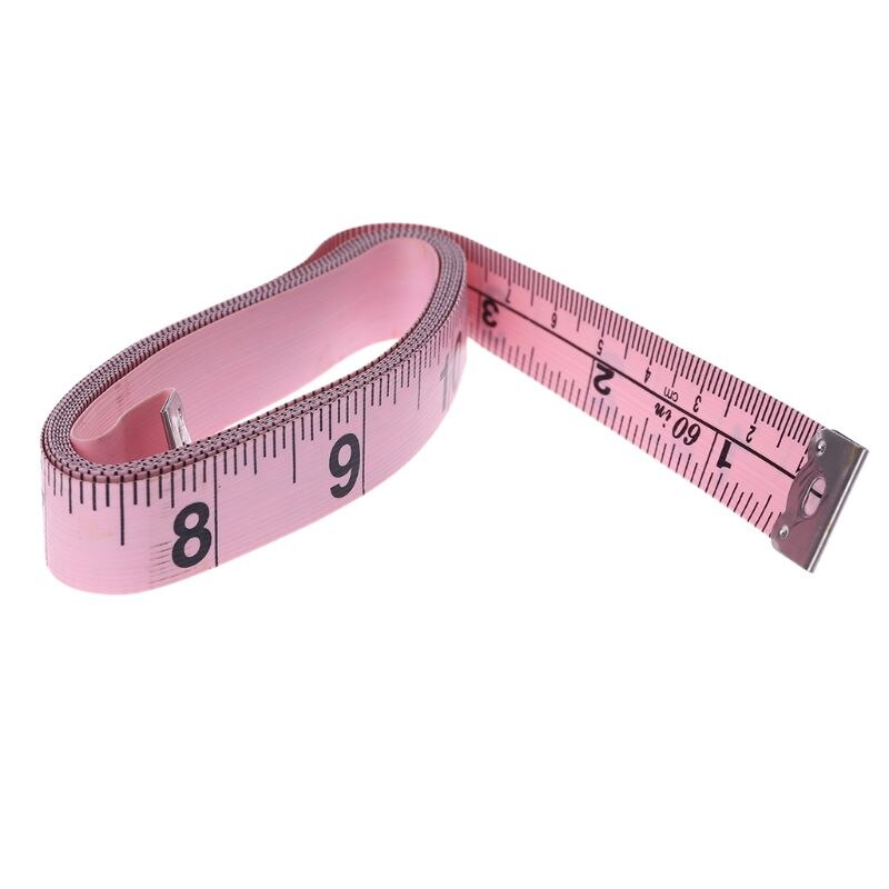 150 Cm 60 "Vinyl Meetlint Tailor Tool Cm/Inch Kleding Maatregel Heerser Borst Heupen Taille Maat standaard Tape