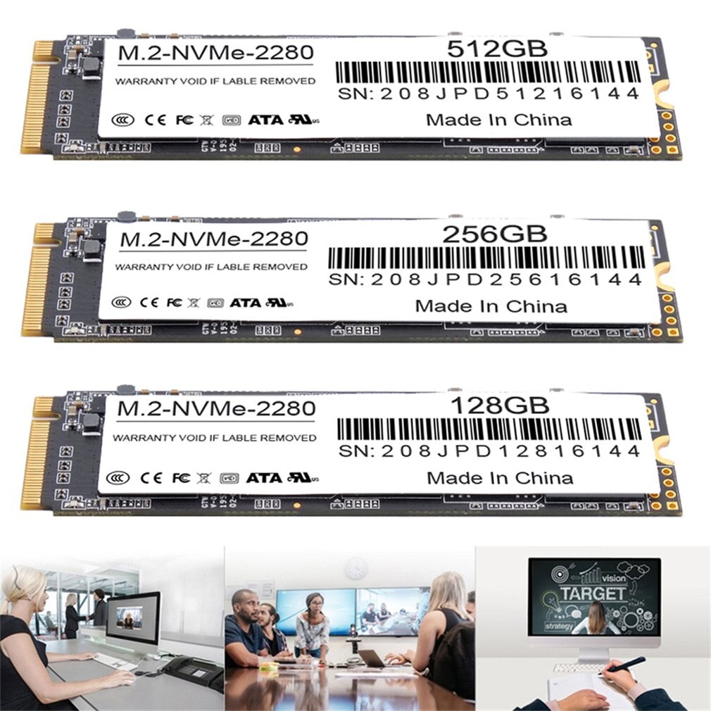 SSD NVME 128GB 256GB 512GB Solid State Drive M.2 SSD NVME PCIE 2280 Internal Hard Disk HDD for Laptop Desktop