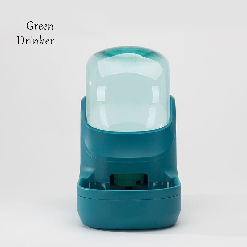 Bebedero para perros y gatos de 3,5 l, botella de agua potable, cuencos para gatitos, contenedor de alimentación lenta, suministros para mascotas: green drinker
