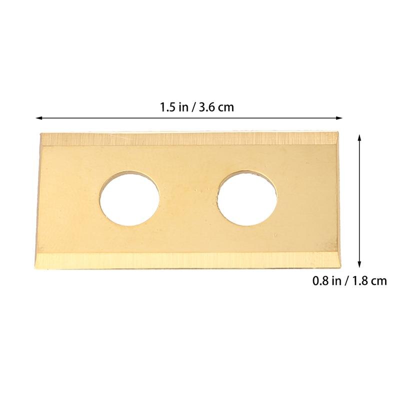 9 Pcs Twee-Gat Maaier Accessoires Hooi Maaier Blade Anti-Roest Grasmaaier Onderdelen Voor Maaier Gebruik Hooi maaier Blade Voor Gazon Winkel
