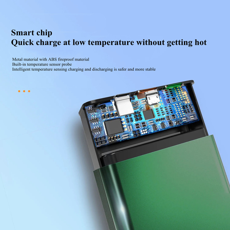 Banco de potência 20000mah 66w carga super rápida para xiaomi huawei iphone bateria externa carregador portátil bateria auxiliar powerbank