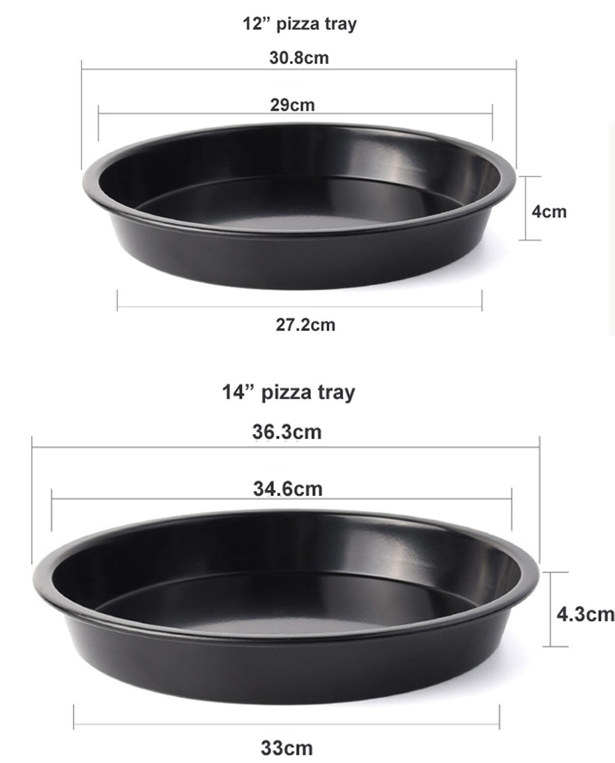 Pizza tray ,8",10",12",14"Non-stick oven bake tray ,oven accessories: 12 and 14 inches