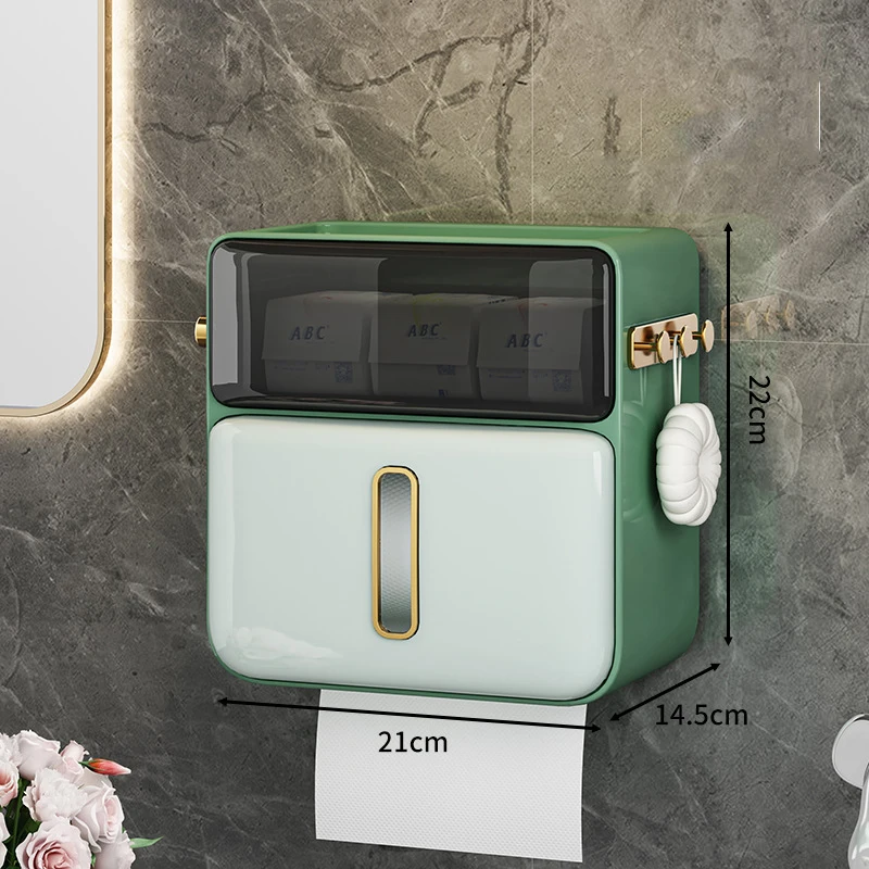 Papier Handtuch Toilettenpapier Halfter Wasserdichte Gewebe Kasten Zauberstab Halterung Lagerung Regal Gestell Papier Lagerung Kasten Schlecht Zubehör: Tiefe Blau