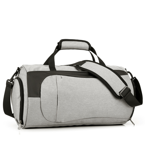 Bolsas de Fitness para entrenamiento para hombre y mujer, bolso de viaje para gimnasio, deporte al aire libre, natación, Yoga húmedo seco para mujer: Gray 1