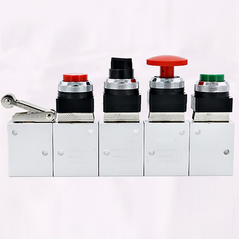 Pneumatic Mechanical Valve MOV-1 MOV-2 MOV-3 Manual Valve Air Switch Control Valve Push Button Momentary
