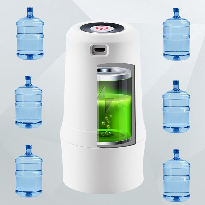 Trådløs elektrisk automatisk drikkevannsflaskepumpe usb oppladbar smart dispenser elektrisk vannpumpe