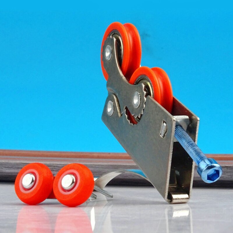 Garderobe Schuifdeur Wielen Rollen Zware Mute Metalen Raam Schuifdeur Lagerrollen Meubels Hardware