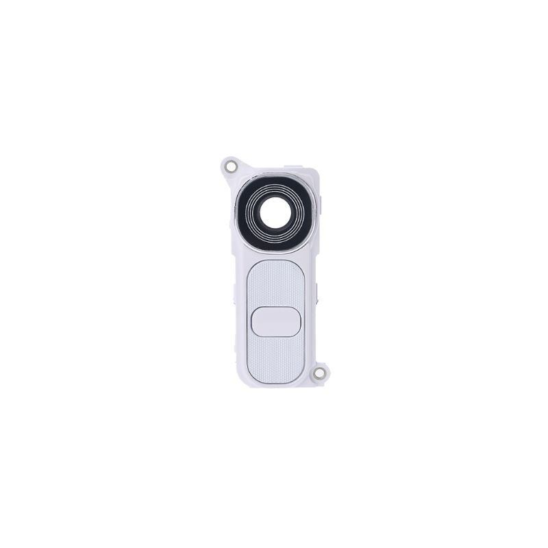 Achteruitrijcamera Cover Glas Lens Voor Lg G4 H810 H811 H815 VS986 LS991 Terug Camera Glazen Frame: WHITE