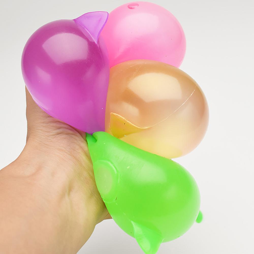 Solid Color Pig Anti Stress Splat Water Ball Jello Decompression Squeeze Toy Venting Sticky funny toys