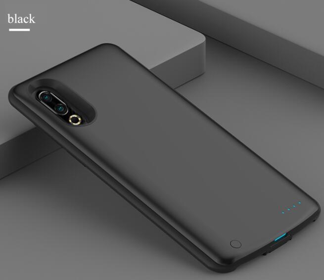 6500 mAh Power Bank Case Voor Meizu 16 s Pack Backup Batterij Voor Meizu 16 s Batterij case Cove: black