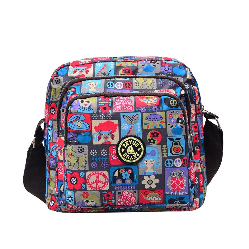 Women Canvas Nylon Outdoor Waterproof Shoulder Bag Female Handbag Messenger Bags For Lady Crossbody bag Large Capacity: MDSS