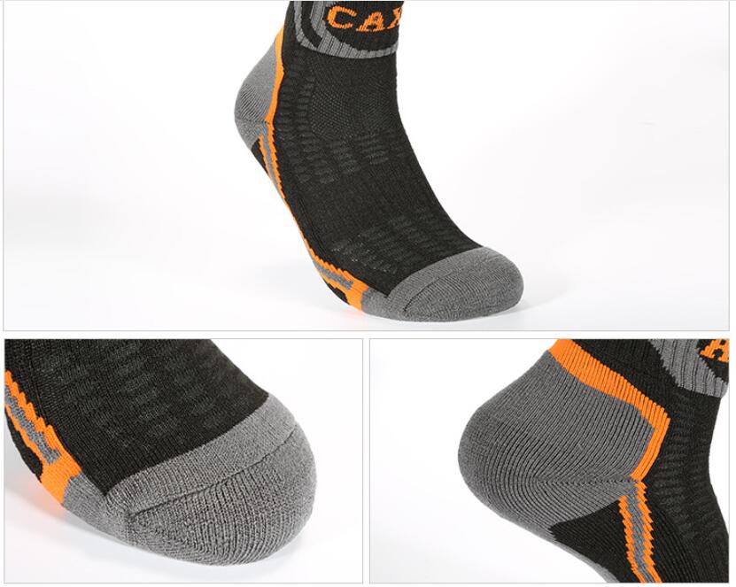 Caxa Mannen Winter Dikke Outdoor Wandelen Basketbal Ski Running Sportsokken Ademende Quick Dry Fietsen Handdoek Sokken